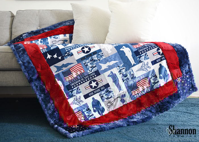 Mermaid Tale, Cuddle Quilt Kit, by Shannon Fabrics, Soft and Cozy Quilt